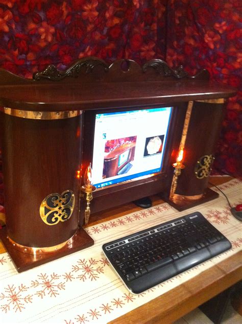 In answer to your question, yes. Steampunk Computer Monitor - Instructables