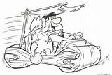 Flintstones Coloring Pages Flintstone Fred Barney Printable Wilma Cartoon Color Clipart Car Characters Vehicle Betty Bam Book 2008 Pebbles Print sketch template
