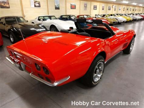 1969 Monaco Orange Corvette Convertible Four Speed For Sale Hobby Car