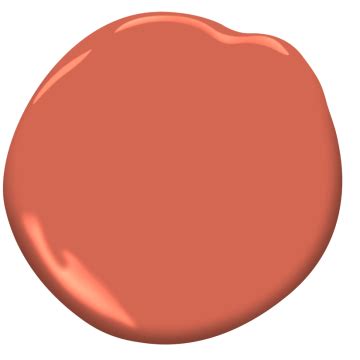 Create a soft, flattering color scheme with pastel peach and whites with just a hint of orange. Adobe Orange 2171-30 | Benjamin Moore | Benjamin moore ...