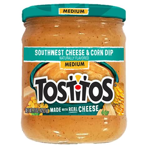 Tostitos Southwest Cheese And Corn Dip 15 Oz Jar
