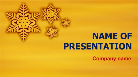 Download Free Golg Winter Powerpoint Theme For Presentation My