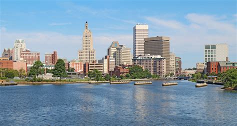 Panoramic Skyline Of Providence Rhode Island