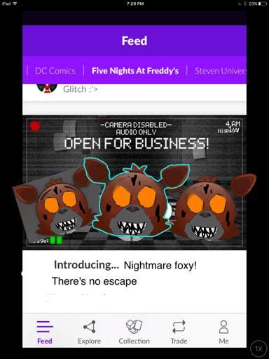 Quidd Nightmare Foxy Five Nights At Freddys Amino