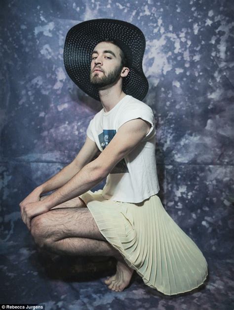 Photographer Captures Male Models In Women S Clothes For Babes Will Be Girls Series Daily Mail