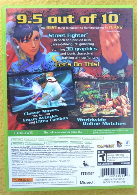 Street Fighter 4 Xbox 360 Play Magic 45000 En Mercado Libre