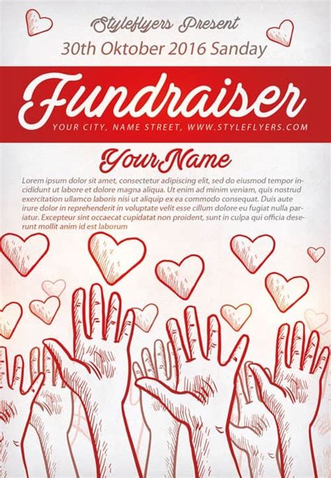 Free Printable Fundraiser Flyer Template Printable Templates