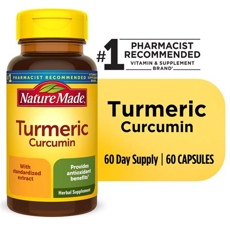 Nature Made Turmeric Curcumin Mg Capsules Herbal Supplement