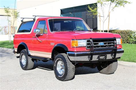 1989 Ford Bronco Eddie Bauer 4x4 Ac Ps 50l 2 Owner 100 Rust Free