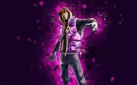 Cool fortnite wallpapers in 2020 epic games fortnite gaming. Download wallpapers Street Striker, 4k, violet neon lights ...