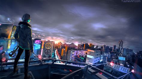 2560x1440 Cyberpunk Cityscape 1440p Resolution Hd 4k Wallpapers Images