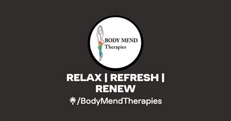 relax refresh renew instagram facebook linktree