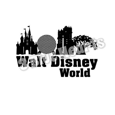 Walt Disney world SVG dxf pdf Studio jpg png | Disney images, Walt