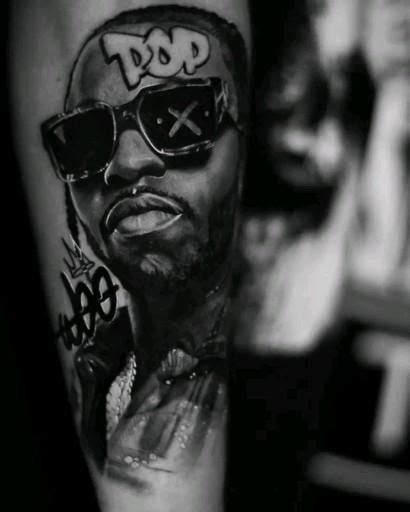 Portrait Tattoo On Arm Video In Pop Smoke Tattoo Rapper Tattoos Australian Tattoo