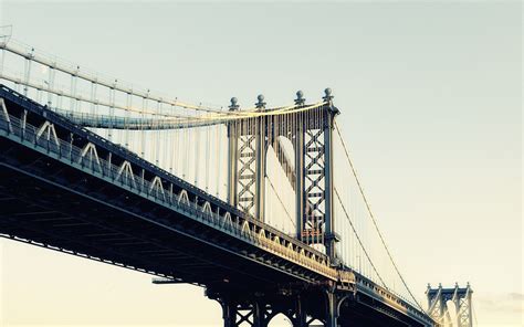 Manhattan Bridge Phone Desktop Wallpapers Pictures