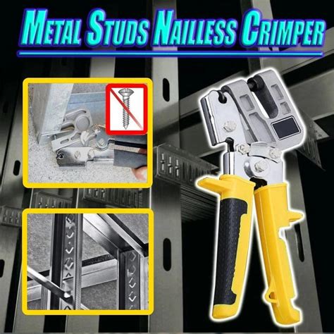 Using Driller Screws Or Nails Are Too Slow And Costly Metal Studs