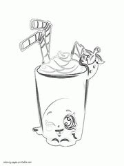 Fun, easy & free to print. Limited edition Shopkins coloring pages - Patty Cake ...