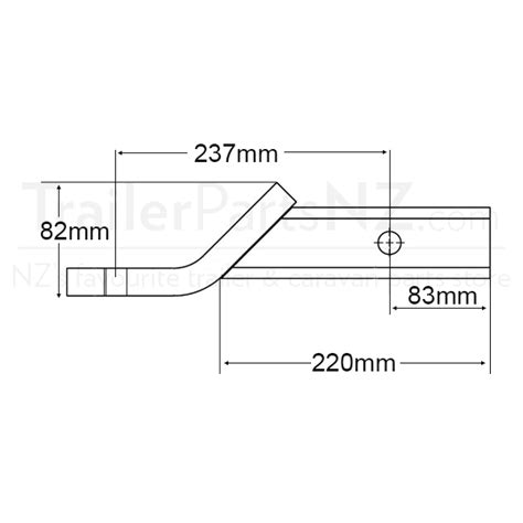 Hayman Reese Towball Mount Kg Mm Drop Mm Shank Towball Mounts Hitch Pins