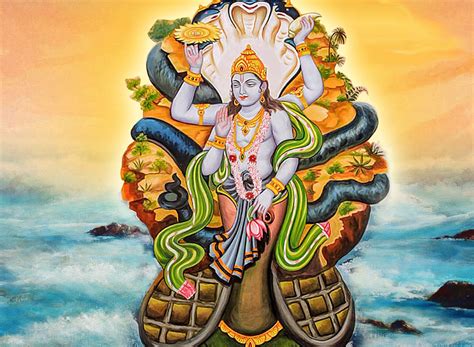 Kurma Avatar Hindu Art Lord Vishnu Onam Festival