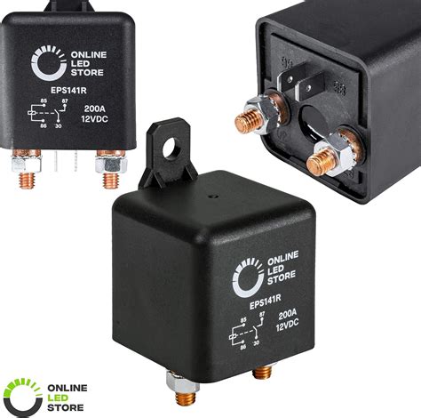 Ols 12v Dc 200 Amp Split Charge Relay Switch 4 Terminal Relays For