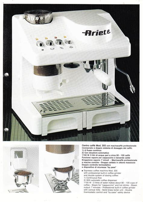 History Of Ariete In The World Of Coffee Ariete Cafeteria