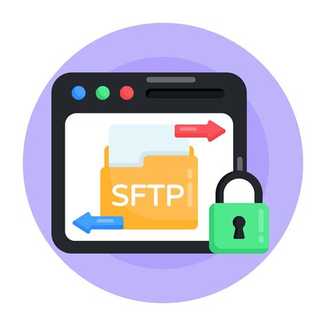 Sftp Transfer And Protocol 2972108 Vector Art At Vecteezy