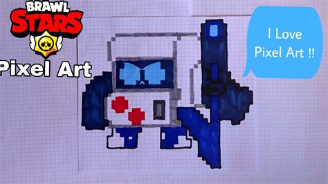 An engineer with a very cute puppy sentry turret (it even has a cute dog collar too!), i really like her engineer role/play style as well as her design. {TUTO} Comment dessiner A.R.K.A.D de Brawl Stars en pixel ...