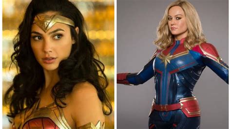 Wonder Woman Gal Gadot Vs Captain Marvel Brie Larson Whom Do You Love The Most