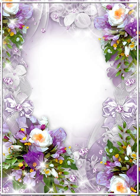 Photo Frame Assorted Flowerpng 914×1280 Cartoon Clip Art Frame