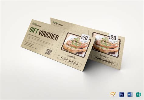 Food Coupon Design Template In Psd Word Publisher Pages