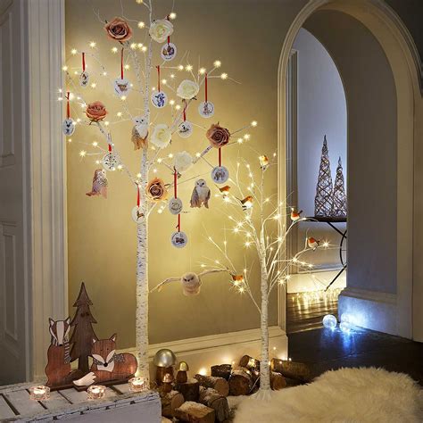4ft 6ft Kaleidoscope Led Birch Trees By Collection Kaleidoscope