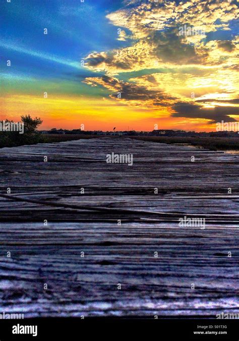Sunset Stock Photo Alamy