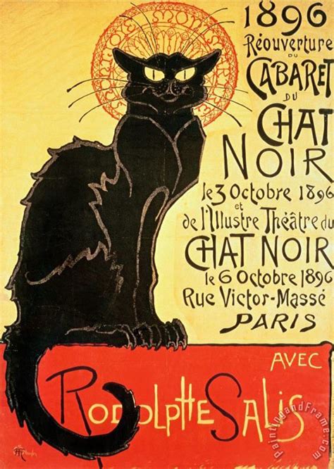Theophile Alexandre Steinlen Reopening Of The Chat Noir Cabaret