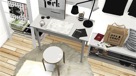 My Sims 4 Blog Ikea Office Set Tjusig Hallway Set And Dc Shoes Deco