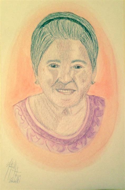 Retrato Anciana Por Karime28mm Dibujando