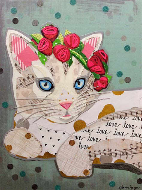 Pin On Cut Paper Collage By Laura Yager