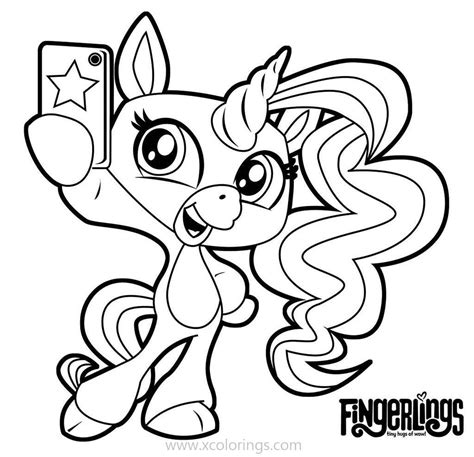 Fingerling Gigi Printable Coloring Page Coloring Pages Fabric Porn