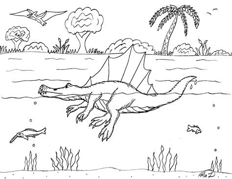 Robin's Great Coloring Pages: Dinos for small kids to Color