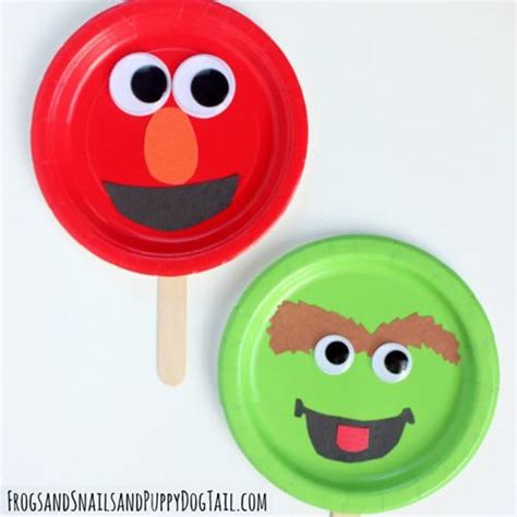 7 Fun Sesame Street Crafts For Kids Who Love Elmo And Cookie Monster