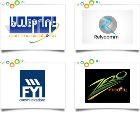 Communication Logo Design Portfolio Custom Logo Designs