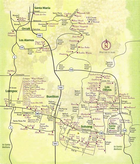 28 Santa Barbara Wineries Map Online Map Around The World