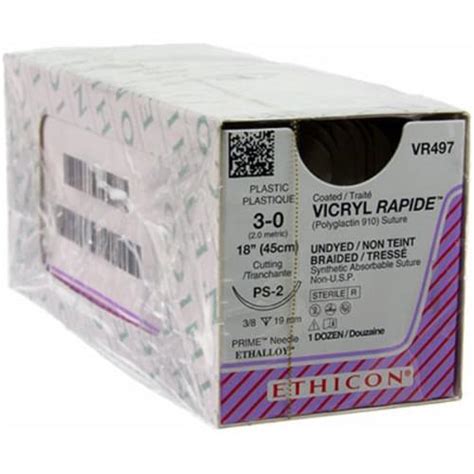 Ethicon Vicryl Rapide Suture Ps 2 3 0 18 Medical Supplies And Equipment