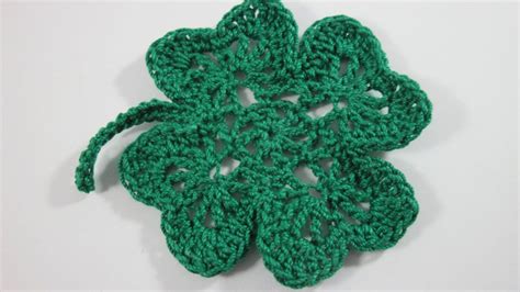 Make A Crocheted Four Leaf Clover Diy Crafts Guidecentral Youtube