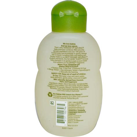 Johnson's baby no more tears shampoo, calming lavender: Johnson & Johnson, Natural, Baby Shampoo, 10 fl oz (295 ml ...