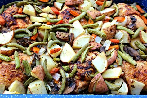 Oven Roasted Chicken And Vegetables The Complete Savorist