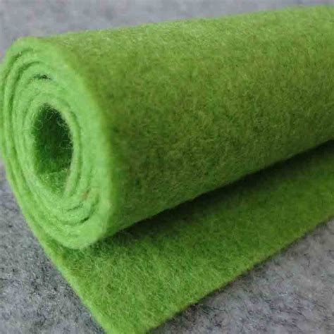 Green Felt Roll Needle Felt Texture Supplies