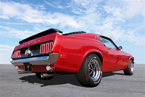 1969 Mustang Rear Low Angle Photograph By Gill Billington Fine Art America