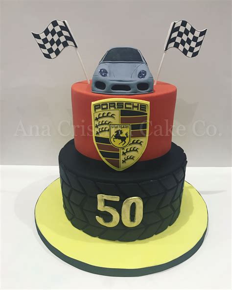 Porsche Cake 25th Birthday Birthday Cake Porsche Cake Decorating