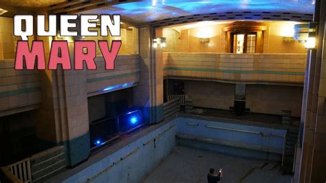 the haunted queen mary ship abandoned pool and haunted maze after hours halloween special youtube