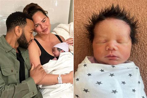 Chrissy Teigen Shares First Photo Of Baby No 4 Son Wren